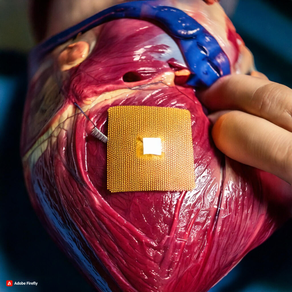 Image of bioengineered heart patch